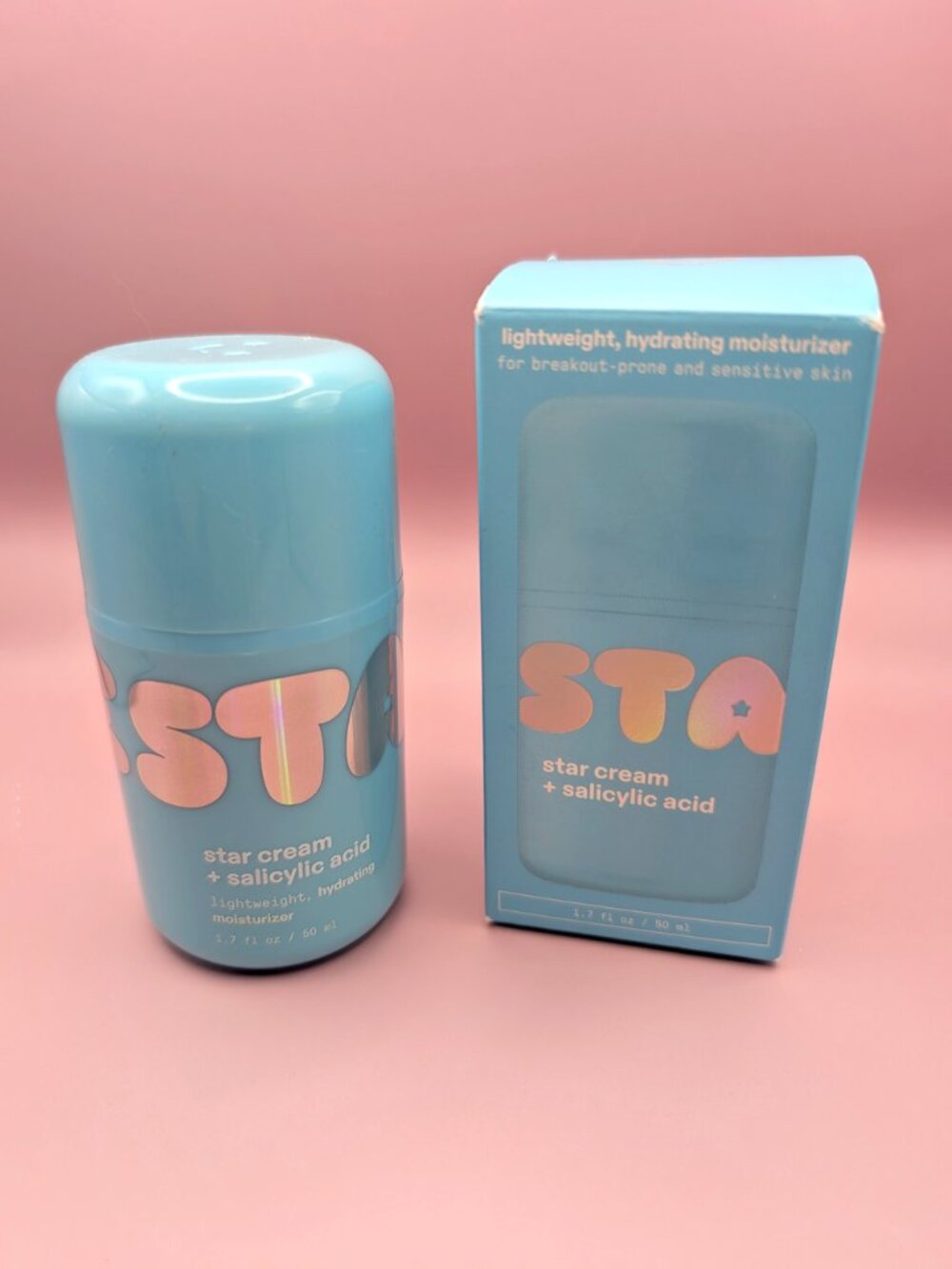 Starface Star Cream + Salicylic Acid, Moisturizer for Blemish Prone Skin, NEW